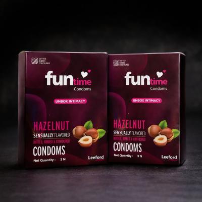 FUN TIME HAZELNUT SENSUALLY FLAVORED CONDOMS